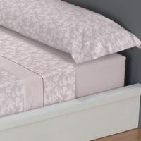 CARPE DIEM Juego de Sábanas de Microfibra Estampada Mod. IDAIRA Color Rosa- Conjunto de Ropa de Cama 3 o 4 Piezas para Cama 90, 105, 135, 150, 150/160 (2 Almohadas)  y 180 cm, Suaves, Transpirables  Válidos para Colchones hasta 28 cm de Grosor - details 2
