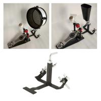 Soporte De Bajón Pedal Para Campana De Tora Para Concierto Práctica Sala De Estudio Accesorio De Batería Tooyful - details 0