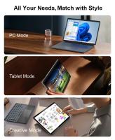 Ninkear T40 Tablet PC 2 in 1, pantalla táctil IPS de 14'' con resolución 1920x1200, procesador Intel Alder Lake N100  4 núcleos a 3.4GHz, 16GB  RAM 512GB SSD, Windows 11, WiFi 6, Bluetooth 5.2, batería 5000mAh, Para los trabajadores y estudiantes - details 2