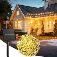 Luces De Hadas Solares LED 50/100 LEDs Con 8 Modos Para Jardín Y Fiesta Decoración Luz Ambiental Exterior 23/39FT IP65 Tamaños 10m - details 0