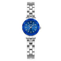 Reloj De Pulsera De Acero Inoxidable Lujoso Y Ligero Con Correa Redonda Versátil Y Casual Simple Para Hombre Y Mujer Resistente Al Agua - details 5
