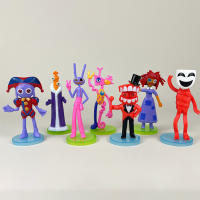 7pcs Figura Digital Sorprendente Pomni Y Jax Muñeco De Peluche Juguetes Para Niños Y Niñas Ideal Para Navidad Circulo Del Circo - details 3