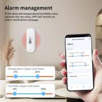 Sensor De Temperatura Y Humedad WiFi/Zigbee TNCE Tuya Monitor De Termostato Y Higrómetro Para Interior Compatible Con Alexa Google Home - details 5
