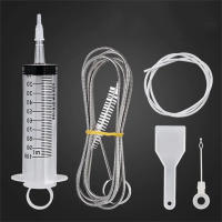5PCS/set Limpieza De Agujeros De Drenaje Para Nevera Con Sonda Y Aspiradora Herramienta De Limpieza De Cocina Cepillo Flexible Desobstruidor Ecológico Plástico - details 0