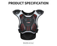 Chaleco De Protección Motocross Para Niños BARBOK Vestido De Armadura Reflector Nocturno Universal Para Niños Materiales PE Y Nylon - details 11