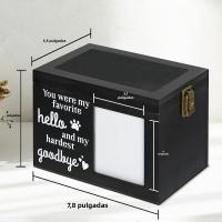 Urna Para Restos De Mascotas Con Marco De Foto Material Madera Duradero Recuerdo De Perro Gato Conejo Regalo De Recordación - details 5