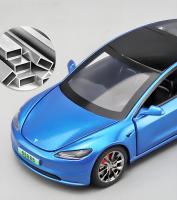 Nueva 2024 Tesla Model 3 En Miniatura 1:32 Coche De Juguete De Aleación Con Sonido Y Luz Metal Casting Para Niños Vehículo - details 1