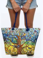 MEJORADA KD-2307 Bolso de Playa-Tote Bag Grande 60x40x20CM con Estampado de Árbol de la Vida y Colores Vibrantes, Ideal para Playa y Vacaciones - details 5