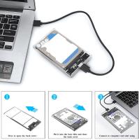 Caja Disco Duro 2,5 USB 3.0,SATA III de 5 Gbps Transparente Sin Herramientas Amplia Compatibilidad - details 0