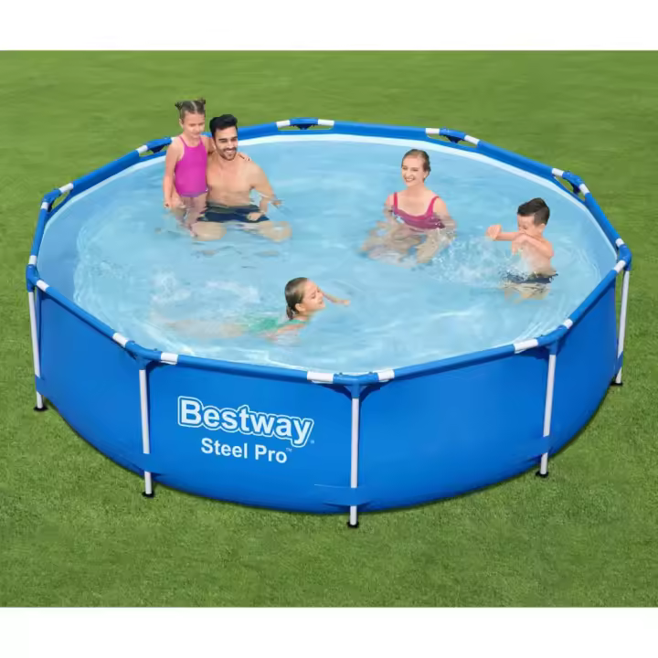 VidaXL Piscina desmontable Steel Pro Set Bestway azul Ø305 cm - 1