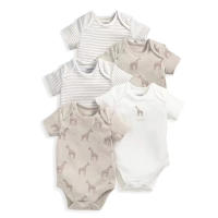 Nueva ropa de verano para bebés y niños pequeños, mono de pedo cruzado triangular de colores mixtos, ropa para gatear para bebés, conjunto de cinco piezas - details 0