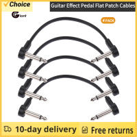 Kit De Cables De Patch Planos Ggiant AC-8 Pedal De Efectos Para Guitarra Con Conectores De Ángulo Recto De 1/4 Pulgada Longitud De 6 Pulgadas 4 Packs - details 13