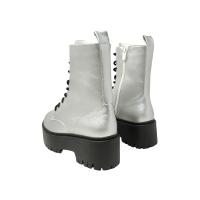 Eva Zorteon - Botines militares con plataforma alta con cordones y cremallera. Marca TULIPANO. - details 9