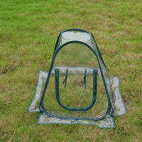 Mini Invernadero Portátil Y Plegable De PVC Para Jardín Protección Exterior Antipolvo Y Anti-Pájaros Cubierta Para Plantas - details 0