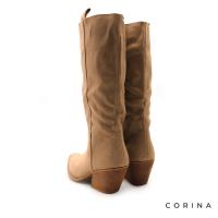 Corina Bota Campera Mujer Tacón Cubano - Elegante Diseño de Antelina - Cómodo y Versátil - details 3