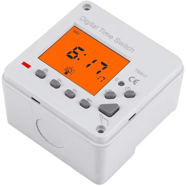 Temporizador electrónico, temporizador digital, interruptor de control inteligente programable, temporizador retroiluminado para electrodomésticos, alumbrado público (220 V CA) - 1