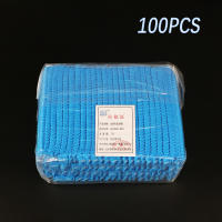 100 PCS Tapones De Tela No Tejida Desechables En Colores Blanco Rosa Negro Y Azul Accesorios De Belleza Para Spa Y Peluquería - details 10