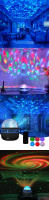 Proyector De Estrellas USB 5V Aurora Galaxia Luz De Noche 360° Giratoria Con Control Remoto Onda Marina Luz Del Norte Para Dormitorio Fiesta KTV - details 2