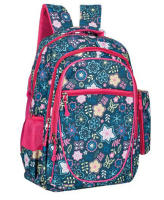 J.S ONDO MOCHILA TIPO TELA PARA MUJER Mochila Escolar Mochila de Viaje Negocios Trabajo Diario Antirrobo Impermeable Grande Mochila Ordenador ESTAMPADO DEL FLORES - details 1