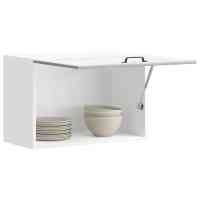 vidaXL Armario de pared de cocina Lucca madera ingeniería blanca en color Blanco/Roble ahumado/Roble Sonoma y más | almacenamiento funcional diseño moderno para baño dormitorio sala - details 7