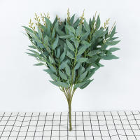 Arbusto Artificial De Sauce Con Hojas Verdes Falsas Para Decoración De Mesa De Bodas Y Fiestas Jungle DIY Plantas Silken - details 1
