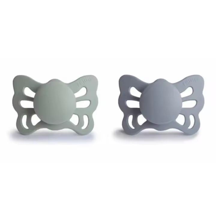Frigg Chupetes Anatómicos 0-6 Meses | Diseño Mariposa 2 Unidades - 1