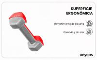 UNYCOS Set 2 Mancuernas Hexagonales 1 - 10kg Pesas de Neopreno, Antideslizantes, Ergonómicas - details 2