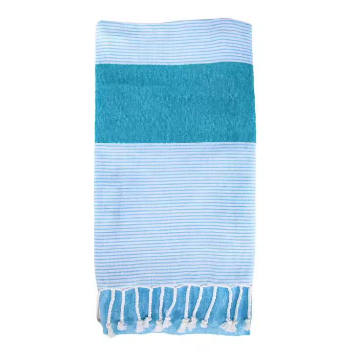 SUN & SURF Fouta de Playa Individual 100% Algodón 90x170 cm - Toalla Ligera y Versátil Tipo Pareo - 1