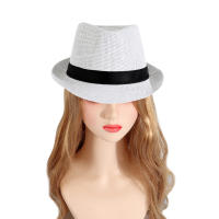 Sombrero De Sol Unisex Estilo Británico Para Exteriores Sombrilla De Playa De Paja Protección Solar Amplia Para Hombres Y Mujeres Verano - details 4