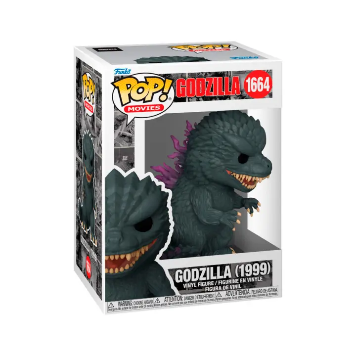 FIGURA FUNKO POP GODZILLA 70TH ANNIVERSARY GODZILLA (1999) 9 CM - Nuevo a Estrenar - Original FUNKO - Miniatura POP - Figura de Colección Funko - Colección Godzilla - Pop Cine - 1