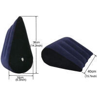 Cojín Inflable De Viaje Multifuncional Soporte Lumbar Para Yoga En Posiciones De Viaje Almohada De Cúspide De Poliéster PVC - details 0
