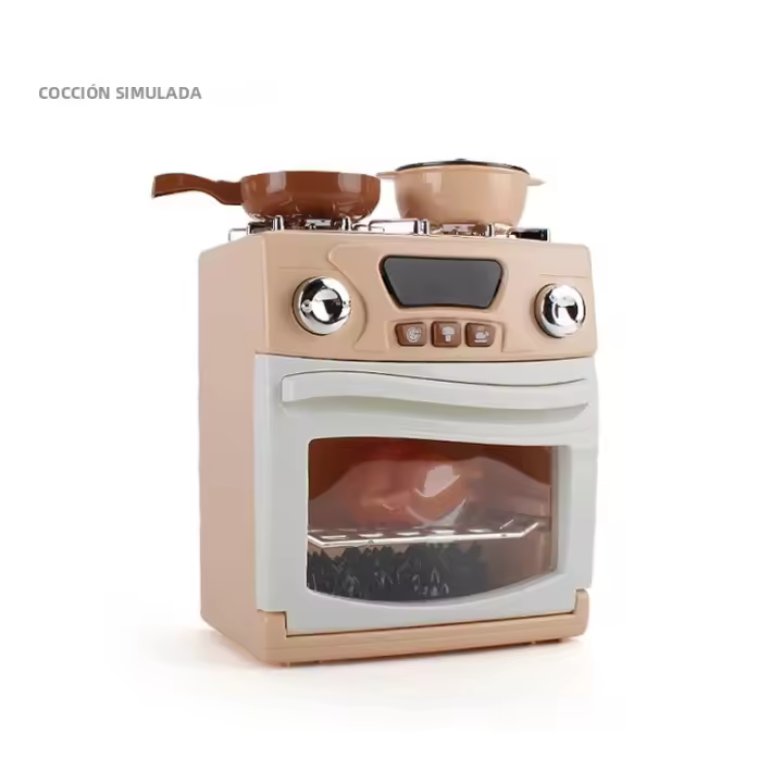 Juego De Cocina Electrónica Para Niños Simulación De Microondas Juguetes Educativos Montessori Regalos Para Aprendizaje Interactivo - 1