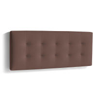 Meimon cabecero horizontal está tapizado en ecopiel de tacto suave y acolchado interiormente con algodón guateado para un extra de confort, estructura de madera de pino, Medidas: 150/160 x 60 x 9 cm - details 7