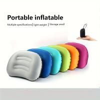 Almohada De Camping Ultraligera Inflable Para Soporte De Cuello Y Lumbar Mejorada Almohada De Buceo En Bolsa Con Colores Variados - details 5