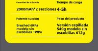 Aspirador Inalámbrico Powerful 10KPa, Portátil y Recargable with Función Soplador, Luz para Limpieza Ràpida de Autos, Asientos y Alfombras - Incluye HEPA Filter Filtros - details 21
