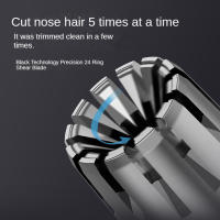 Afeitadora Eléctrica Portátil Para Nariz Y Orejas Sin Rusticidad Afeitadora De Pelo De Oído Lavable Bajo Ruido Para Hombres - details 3