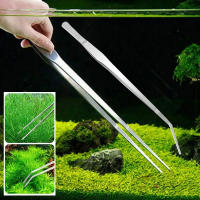 Aguja De Acero Inoxidable 38cm Para Acuario Herramientas De Escapismo Para Tanque De Peces Y Plantas Tijeras Rectas Y Curvas Para Alimentación Acuática - details 3