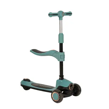 AIYAPLAY Patinete Infantil 3 Ruedas Con Luces LED – Altura Ajustable 63-76 Cm, Plegable, Para 2 A 6 Años