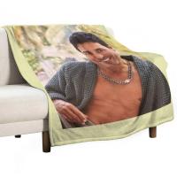 Manta Chayanne Para Bebé Manta Suave De Poliéster Manga Manta Rectangular Para Adultos Estilo Moderno Antipelusa Portátil Para Viajes Picnics Y Hogar - details 1