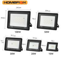 Lámpara De Proyección LED RGB IP66 Impermeable 100W 50W 30W 20W 10W Para Iluminación Exterior De Jardín Con Reflector 220V - details 7