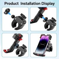 Soporte De Teléfono Para Bicicleta Y Motocicleta Compatible Con iPhone Samsung Y Todas Las Teléfonos Móviles Soporte De Manillar Para Navegación - details 10