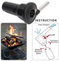 Ventiladores para barbacoa automáticos, soplador de aire, ventilador portátil para acampar al aire libre, pícnic, parrilla, herramienta de cocina para barbacoa - details 0