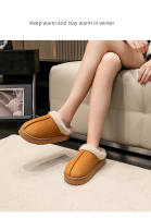 Nuevos Pantuflas De Hombre Con Suela Gruesa Y Peluche Para Invierno Antideslizante Y Calor Interior Adecuadas Para Parejas - details 11