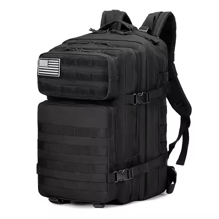 SOMY Mochila Táctica Militar, Mochila de Gran Capacidad 36-55L, Mochila Impermeable Plegable Supervivencia, Montañismo, Senderismo, Trekking, Camping, Aventura o Viaje Estilo 4 Bolsa de Herramientas - 1