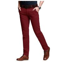 marca SC Original Pantalón chino Granate en algodón elástico de colores Regular Fit, Primavera, comodidad y estilo - details 2