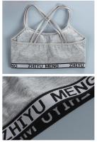Conjunto De Ropa Interior Para Niñas Adolescentes 2 Piezas Almohadillado De Algodón Con Tirantes Cruzados Sujetador De Entrenamiento Y Bragas Estilo Deportivo Adecuado Para Edad 7-13 Años - details 12