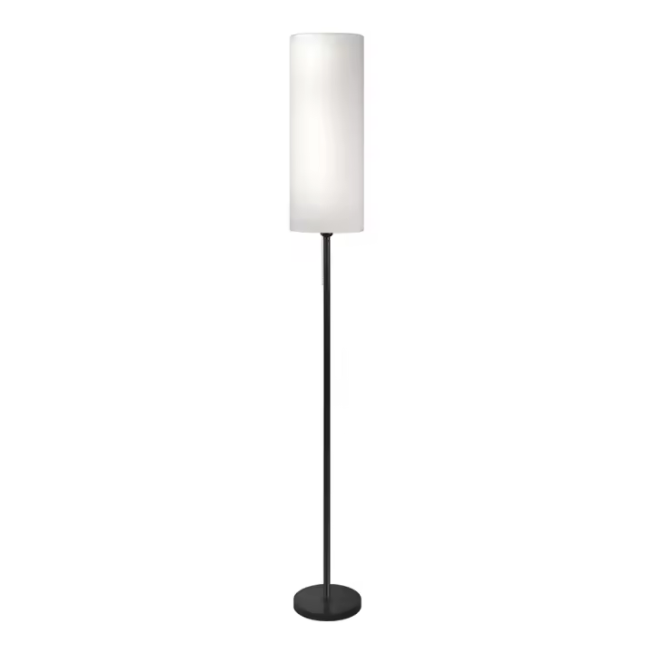 Lámpara De Pie Metal 60W E27 Ø20x155cm Negro EDM - 1