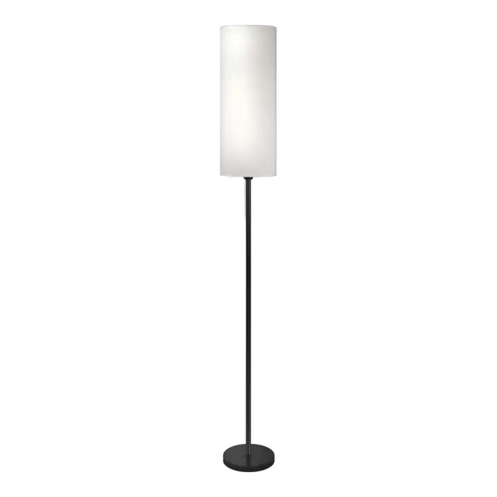 Lámpara De Pie Metal 60W E27 Ø20x155cm Negro EDM - 1