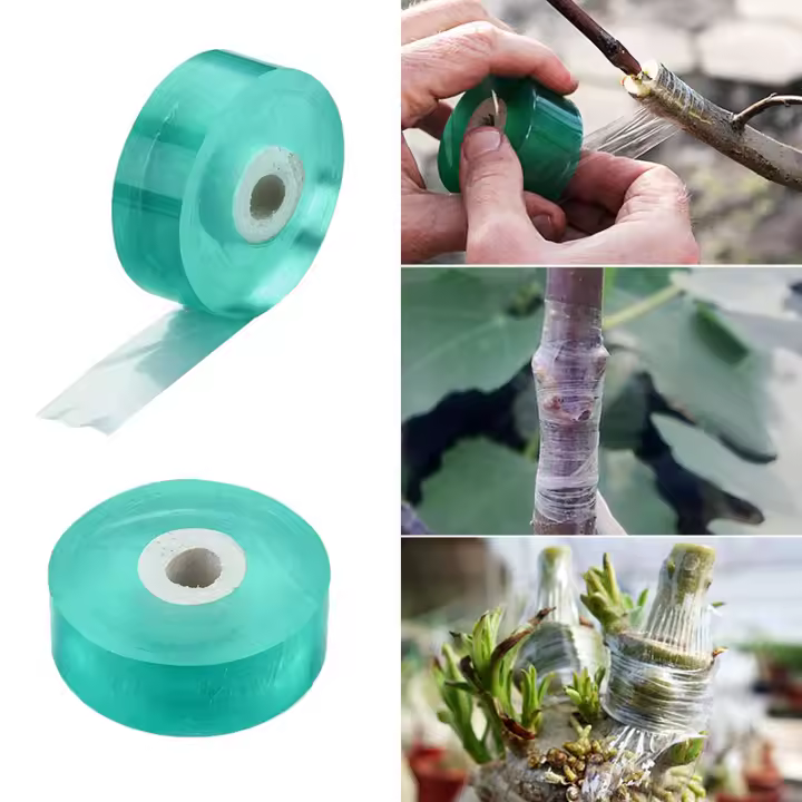 Cinta De Reparación De Jardín Parafilm Barriera De Humedad Para Plantas Arbolado De Fruta Y Semillero FATCOOL Pruner Bypass Plástico Recubierto - 1