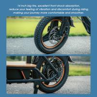 bicicletas electricas plegables adultos KuKirin C1 Pro Patinete eléctrico para adultos de 14 pulgadas，motor de 500W, batería de 48V 26Ah, , autonomía 100km y carga de 120 kg, con almacenamiento delantera - details 7